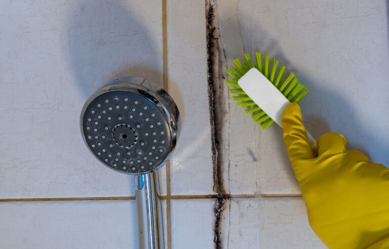 moldy bathroom